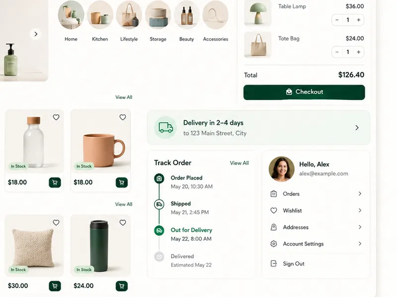 Freshkind: Custom application. — web app screen 2