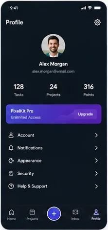 Pixelkit: Operations platform. — mobile app screen 3