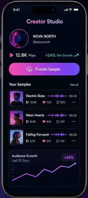 Mirrora: Media platform. — mobile app screen 3