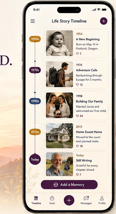 Lifeline: Media platform. — mobile app screen 1