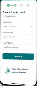 Power to Live Foundation: registration-to-records integration for a UK mental-health charity. — mobile app screen 1