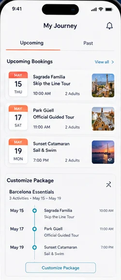 Tunewave: Travel platform. — mobile app screen 3