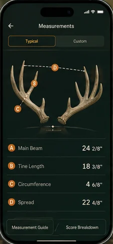 Shed Happens: photo-score shed antlers. — mobile app screen 2