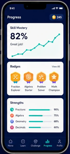 Mathmix: Custom application. — mobile app screen 3