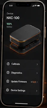 Nichely: IoT platform. — mobile app screen 3