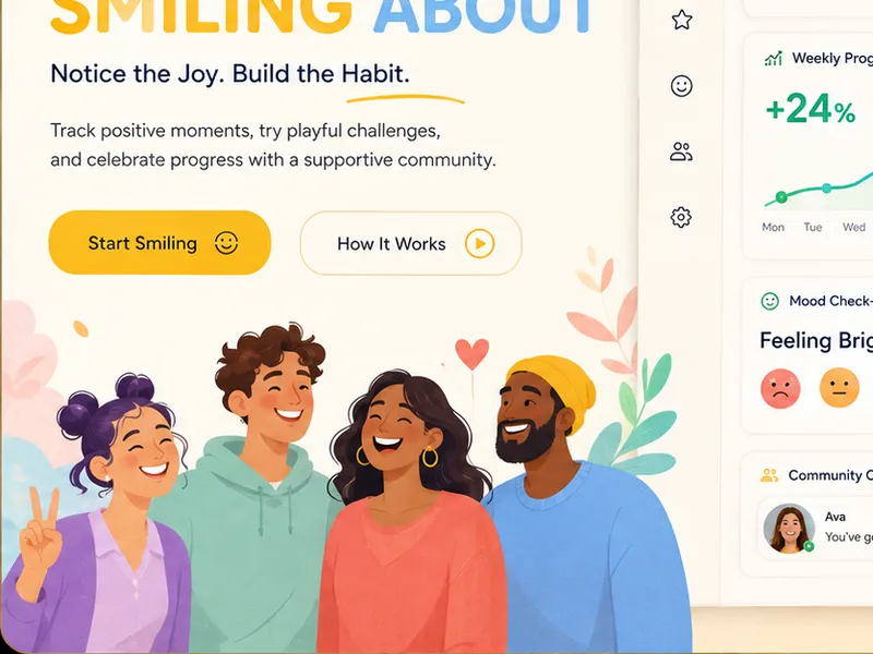 Citylore: on-device facial recognition for a wellbeing habit. — web app screen 1
