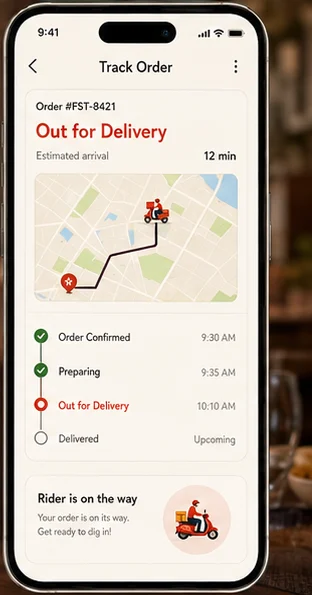 Eaterly: Custom application. — mobile app screen 3