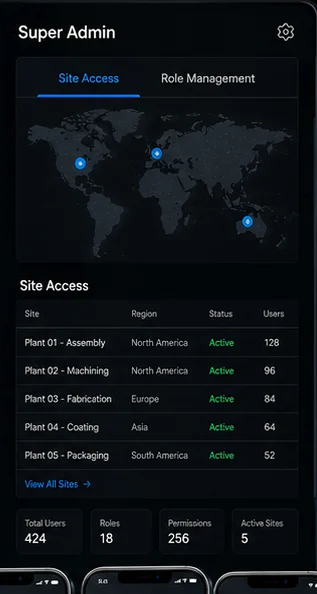 Ringscope: Operations platform. — mobile app screen 2