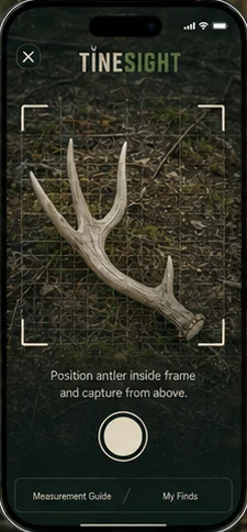 Shed Happens: photo-score shed antlers. — mobile app screen 1