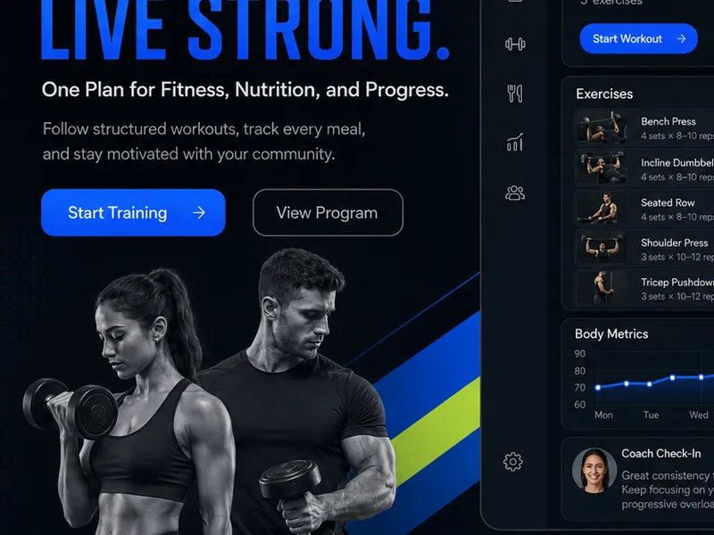 Medcore: Education platform. — web app screen 1