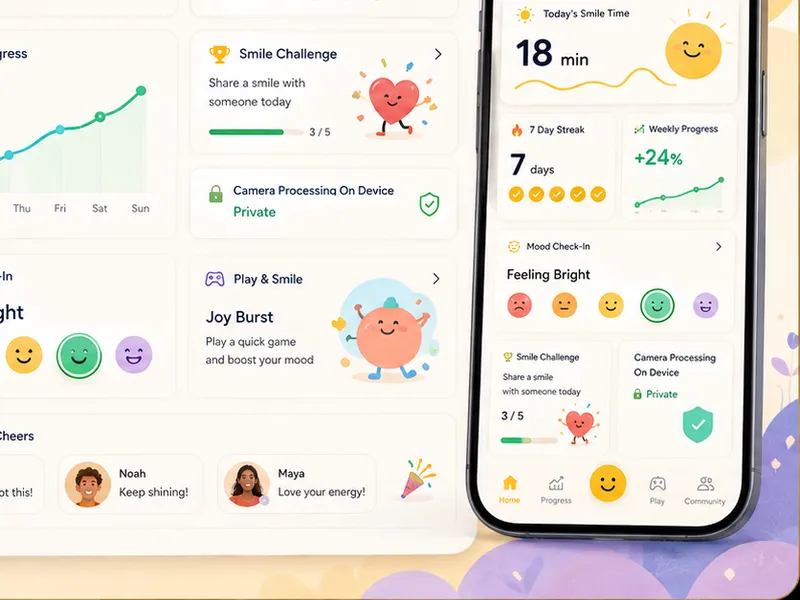 Citylore: on-device facial recognition for a wellbeing habit. — web app screen 2