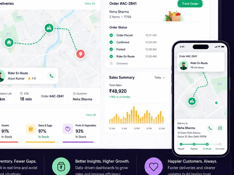 Arcadia: E-commerce platform. — web app screen 2