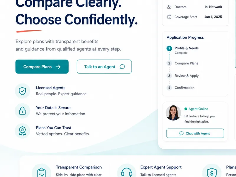 Wellthread: shared health records, plans and progress. — web app screen 1