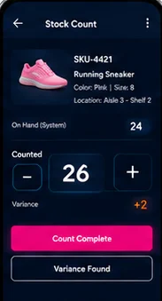 Retailic: Custom application. — mobile app screen 1