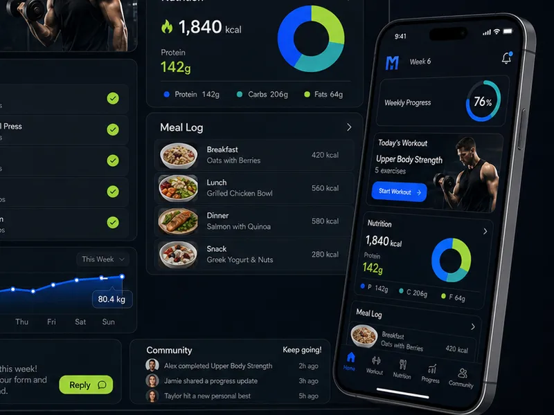 Medcore: Education platform. — web app screen 2